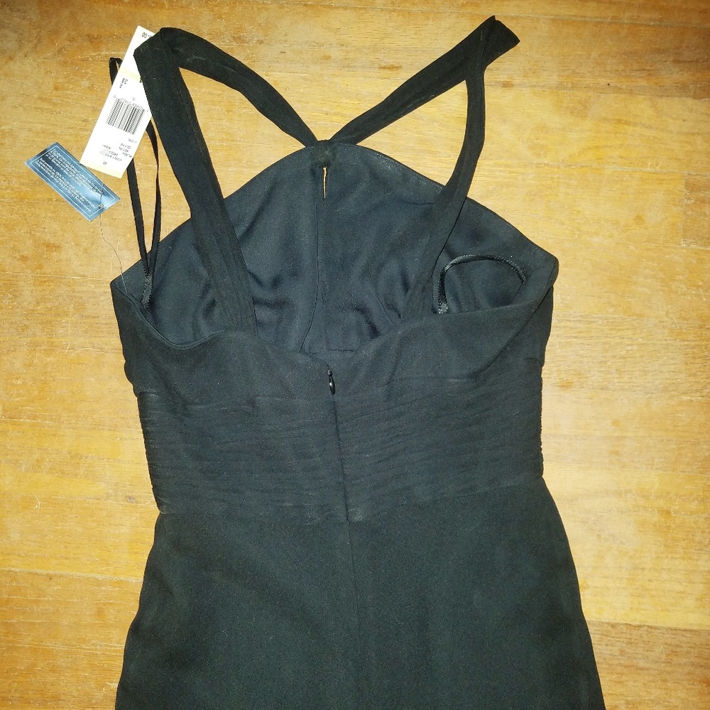 NWT Ann Klein chiffon long dress Size 4 - Picture 3 of 4